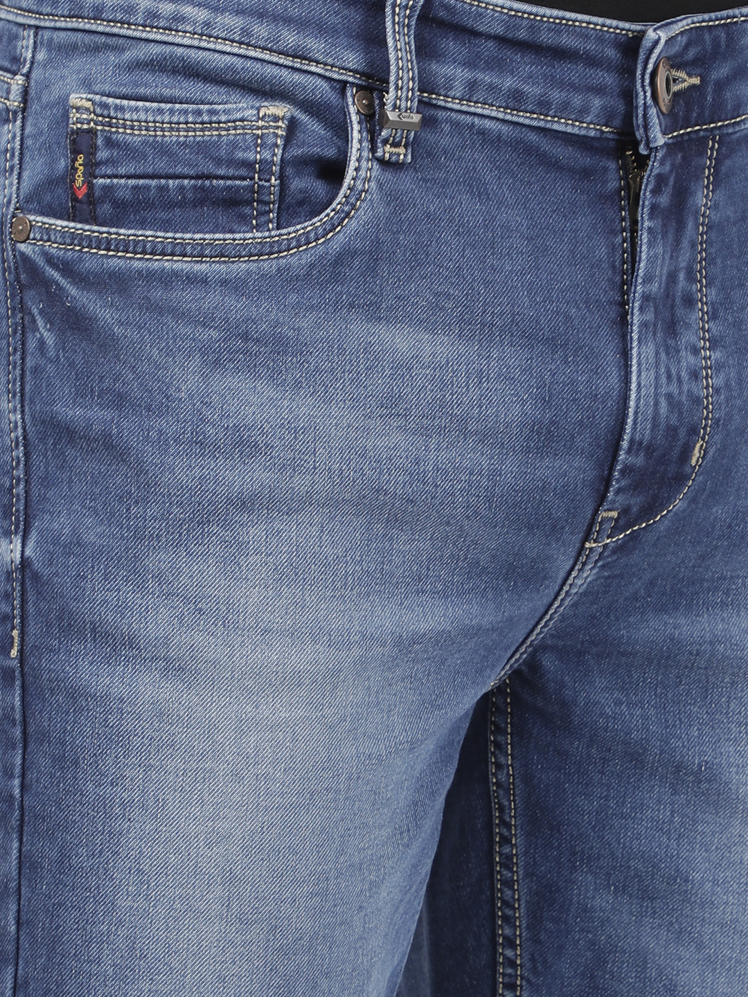 Numero Uno Men Solid Blue Jeans
